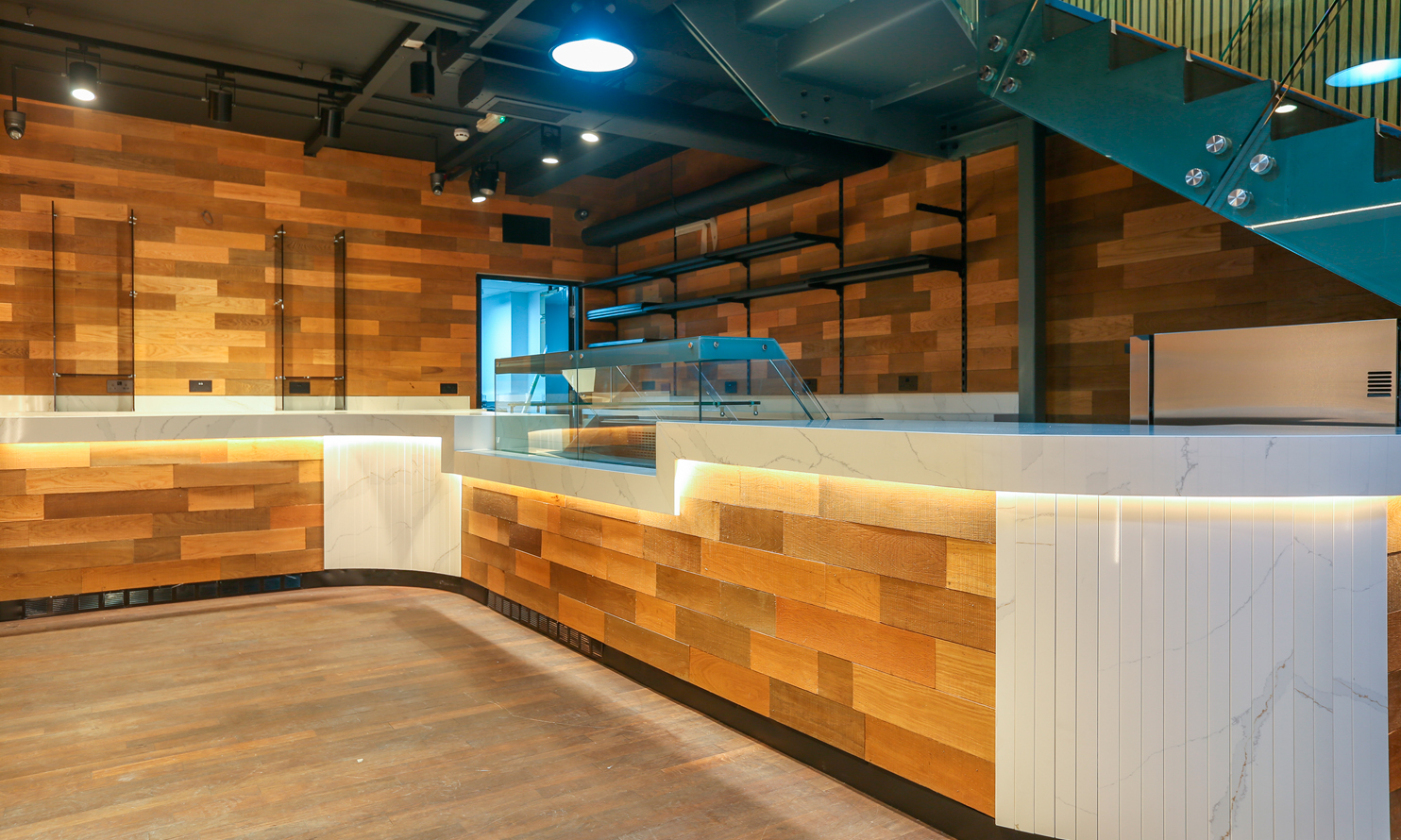 commercial counter top.